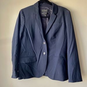 J Crew Bi Stretch Wool Blazer in Navy